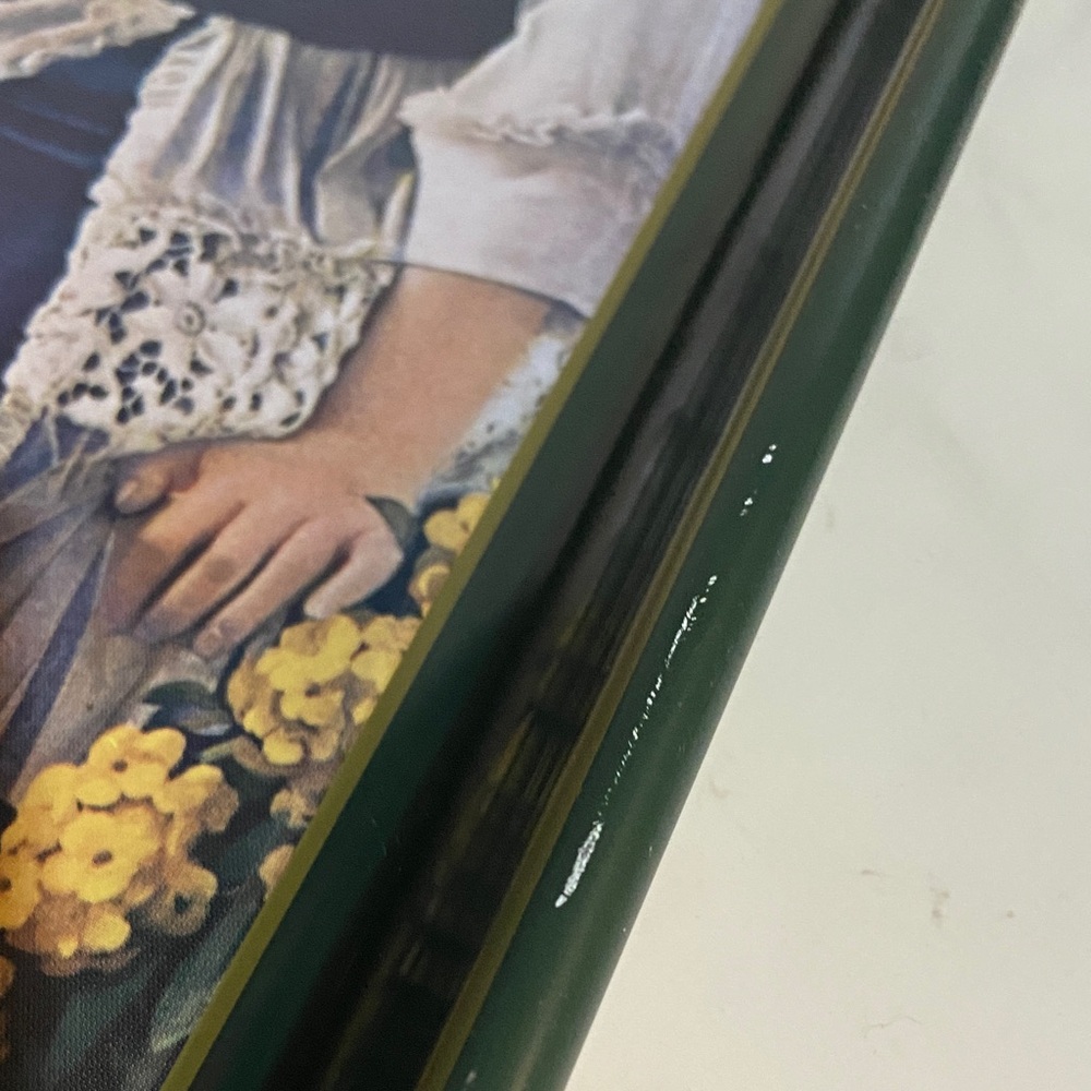 1983 Coca-Cola Dark Green and Gold Antique Style Serving Tray - Picture 12 of 17